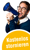 Flextarif - Kostenlos stornieren!