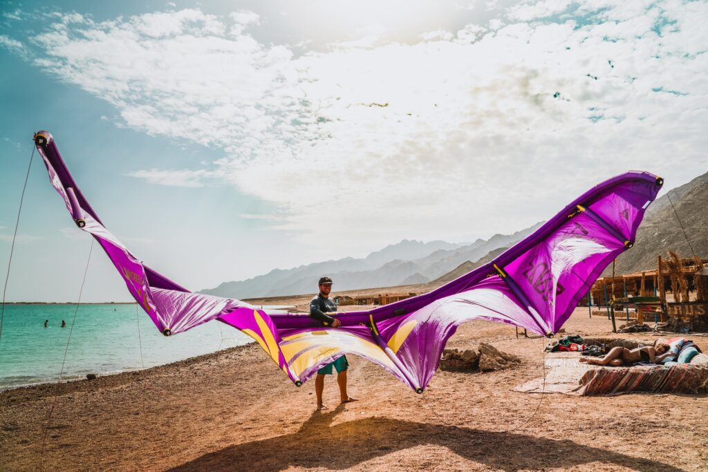 Dahab, Kite-Surfer