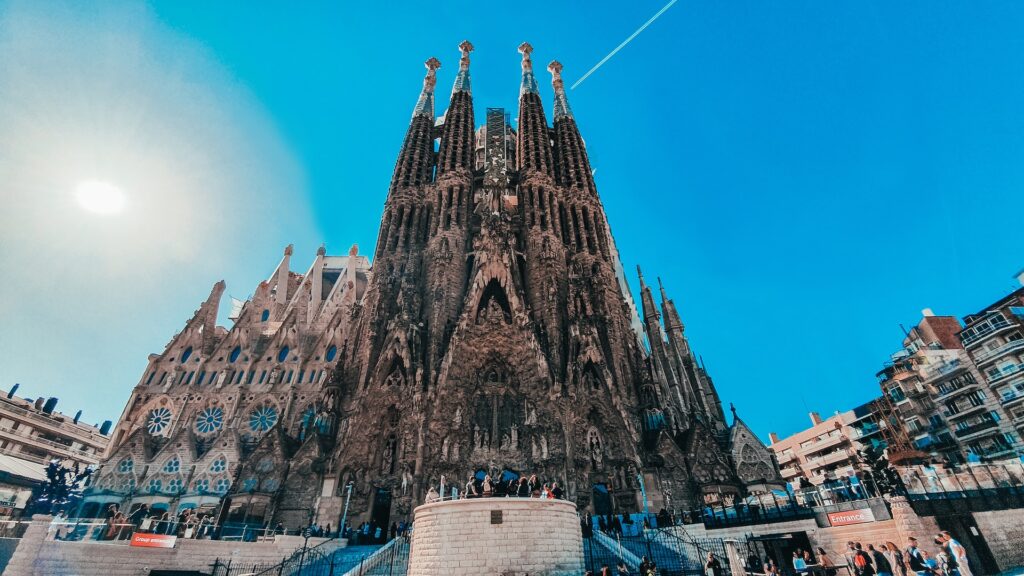 Spanien, Sagrada Familia in Barcelona