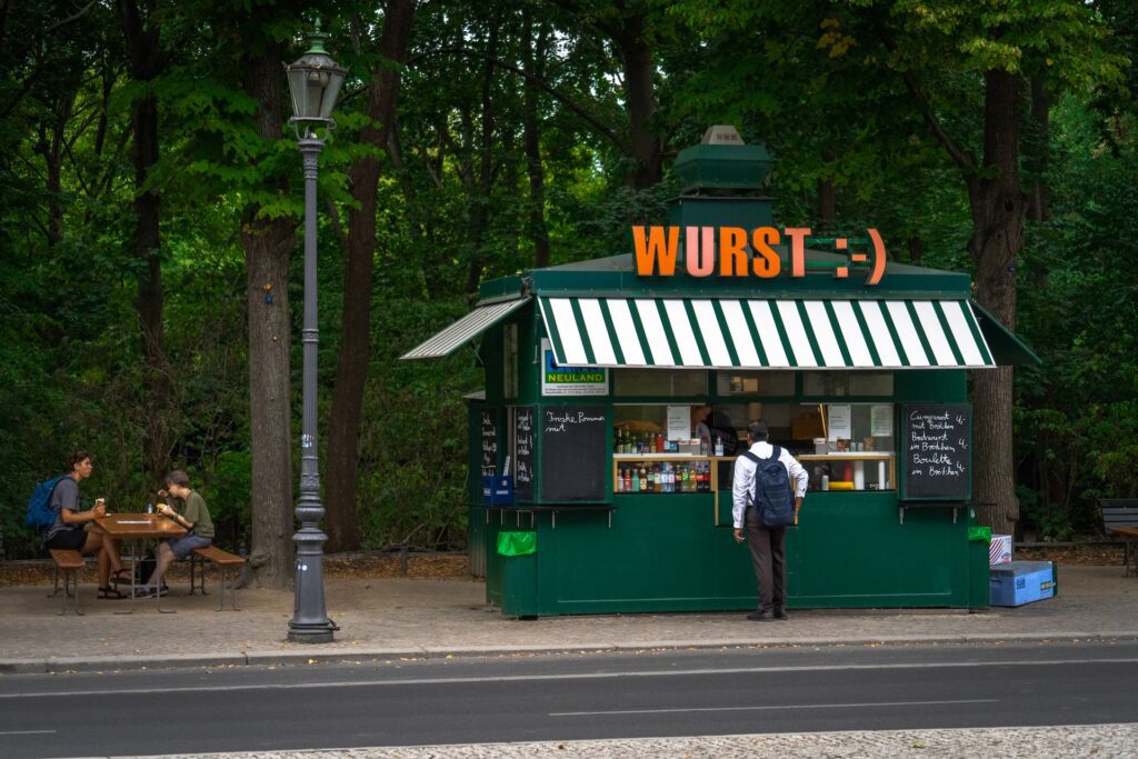 Currywurst-Stand in Berlin