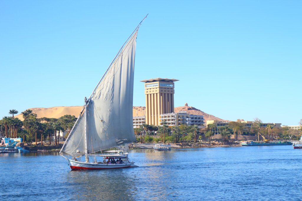 Bootsfahrt am Nil, Assuan, Ägypten